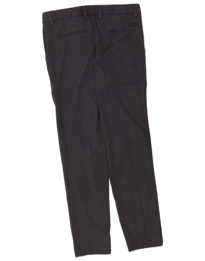 Hugo Boss Herre Kane Regular Fit Chinobukser W30 L32 Grå polyester