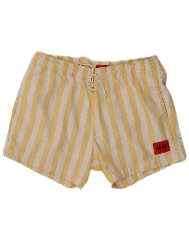 Hugo Boss Badeshorts til mænd store gulstribede