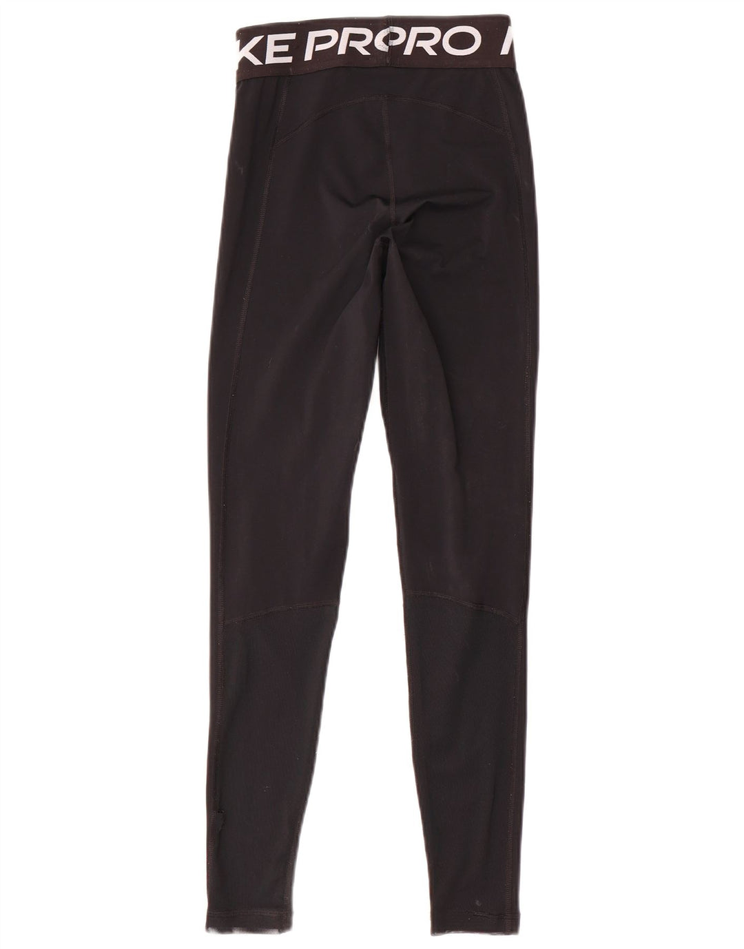 NIKE Dri Fit grafiske leggings til kvinder UK 6 XS Sort