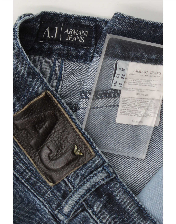Armani Herre Slim Jeans W32 L32 Blå Bomuld