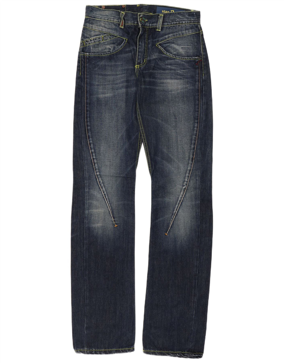 DONDUP Herre Stan Dart Straight Jeans W30 L33 Marineblå Bomuld