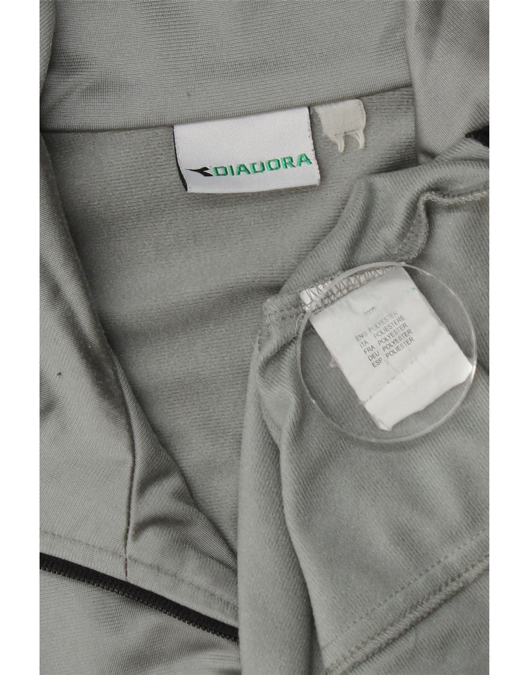 Diadora Træningsdragt til mænd Topjakke Stor Grå Colourblock Polyester