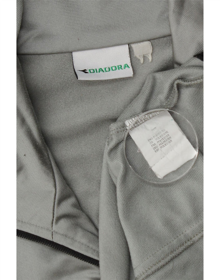 Diadora Træningsdragt til mænd Topjakke Stor Grå Colourblock Polyester