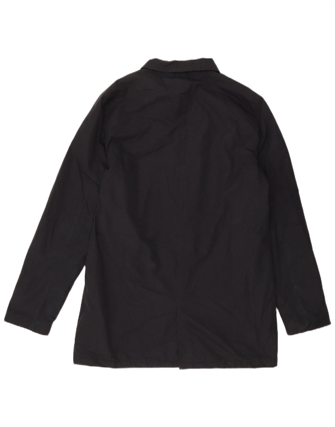 French Connection Herre Overfrakke UK 40 Large Navy Blue Polyester
