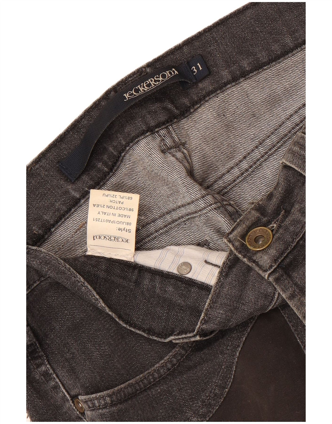 Jeckerson Herre Slim Jeans W31 L32 Grå Bomuld