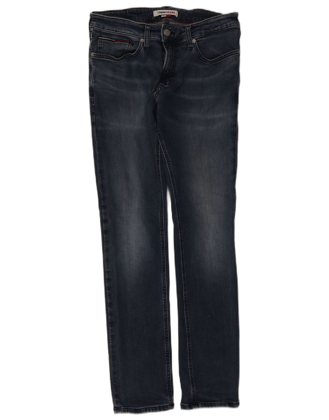Tommy Hilfiger Herre Slim Jeans W32 L32 Marineblå Bomuld