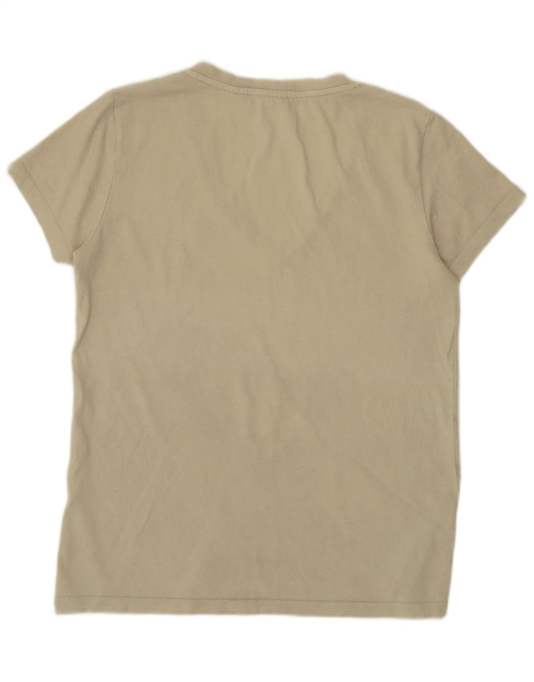 Levi's Dame T-Shirt Top UK 10 Small Beige