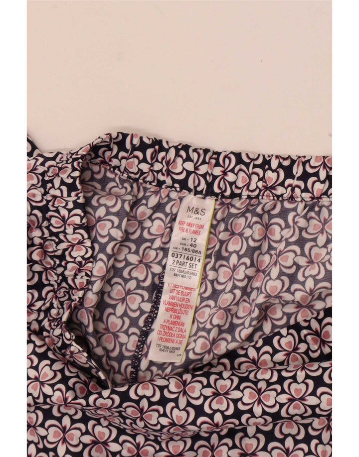 Marks & Spencer Dame Casual Bukser UK 12 Medium W30 L30 Navy Blue