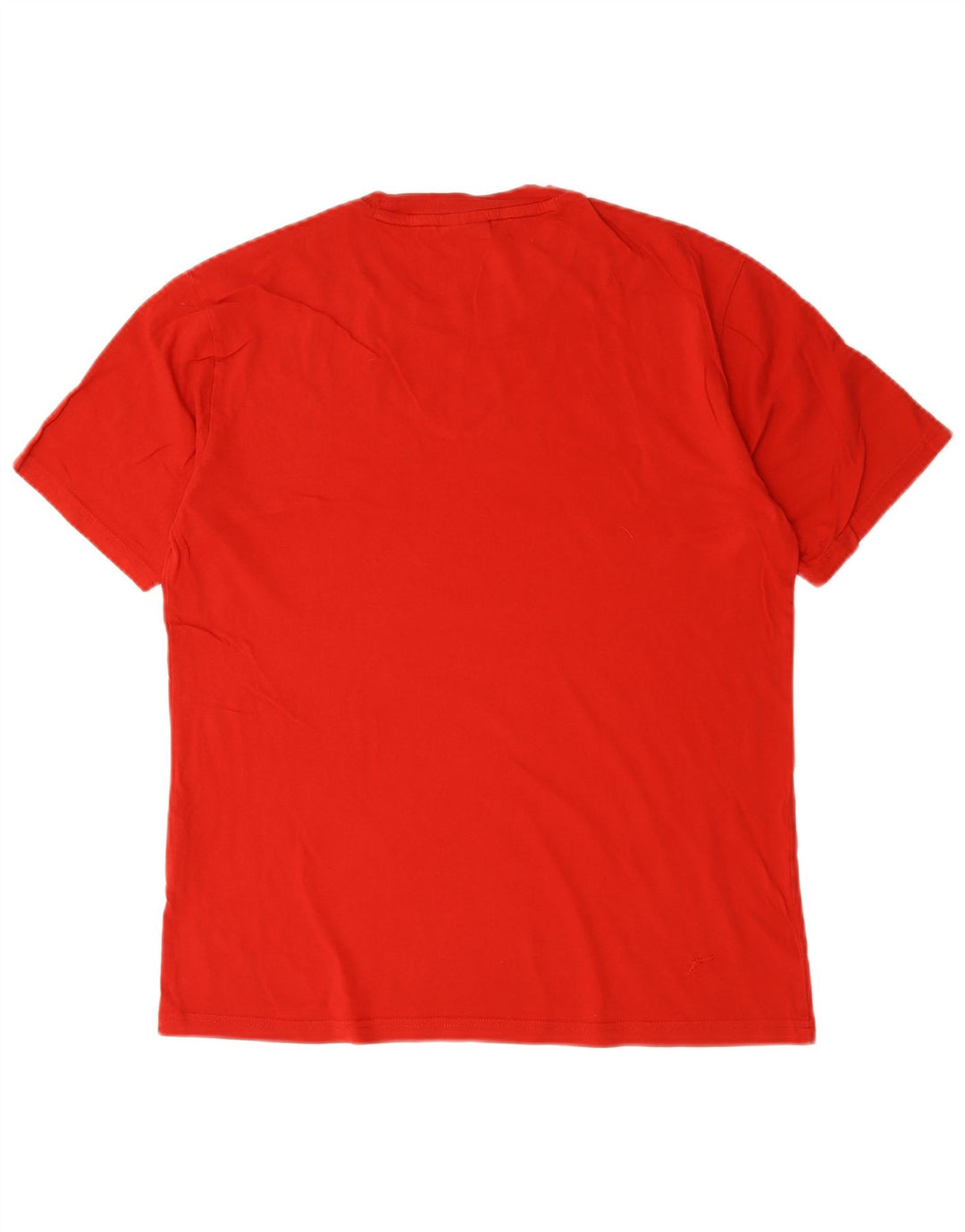 Champion Herre grafisk T-shirt Top Medium Rød Bomuld