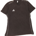 Adidas Herre T-Shirt Top Stor Sort Bomuld