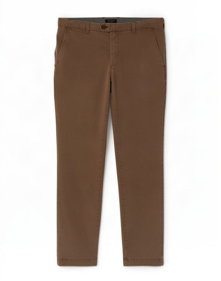 Ted Baker Herre Slim Chino Bukser W36 L30 Beige Bomuld
