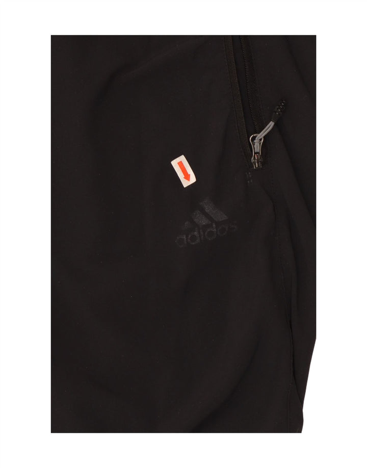 ADIDAS Womens Bermuda Sport Shorts UK 16 Large  Black Vintage Adidas and Second-Hand Adidas from Messina Hembry 