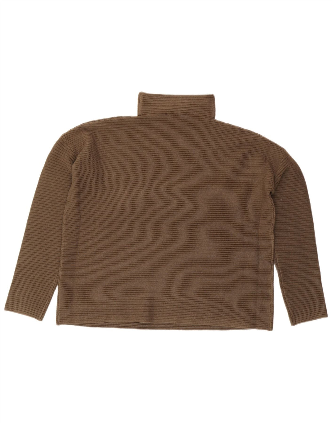 French Connection Dame Turtle Neck Jumper Sweater UK 10 Small Khaki