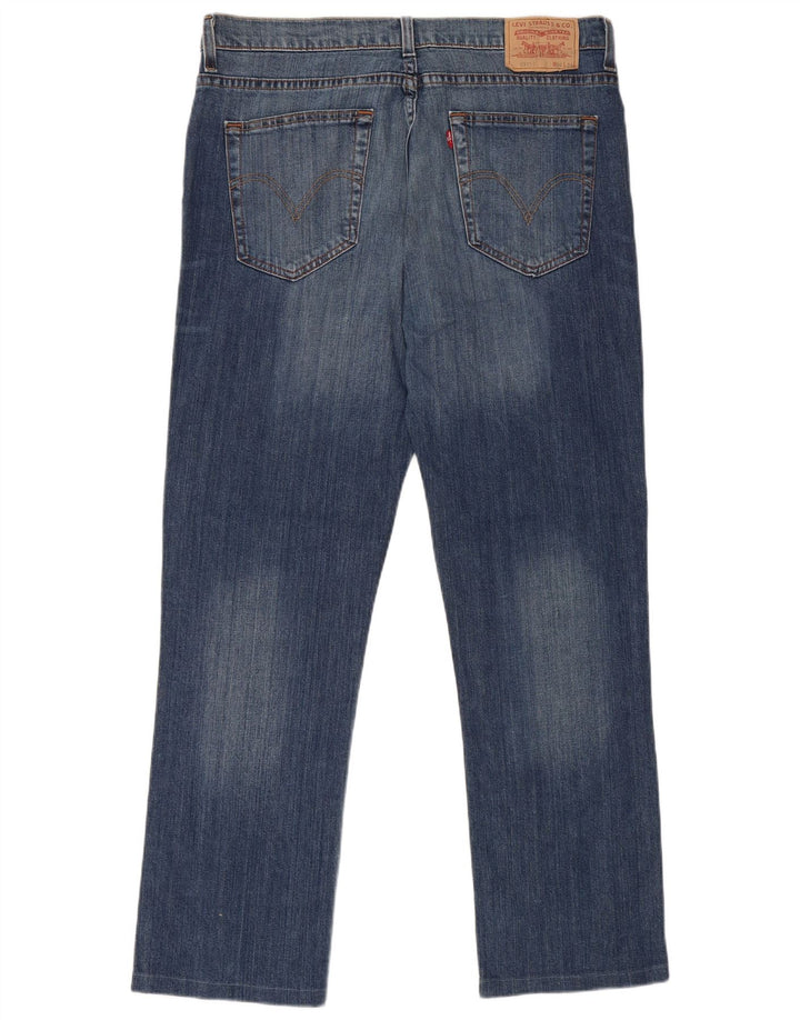 Levi's Straight Jeans til mænd W36 L29 blå bomuld