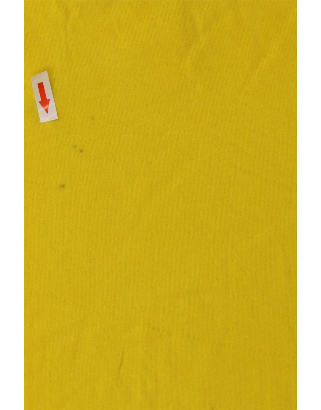Fila Herre Grafisk T-Shirt Top Lille Gul Bomuld