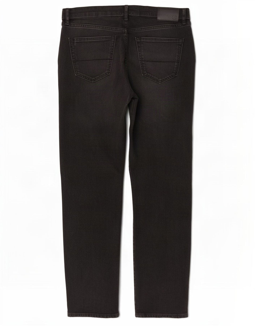 Marks & Spencer Herre Tapered Jeans W38 L33 Sort Bomuld