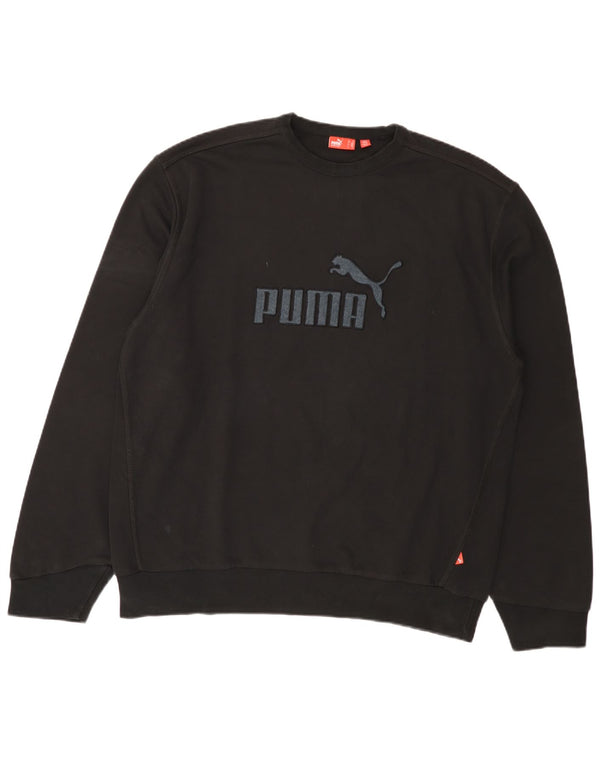 Puma Herre Grafisk Sweatshirt Jumper XL Sort