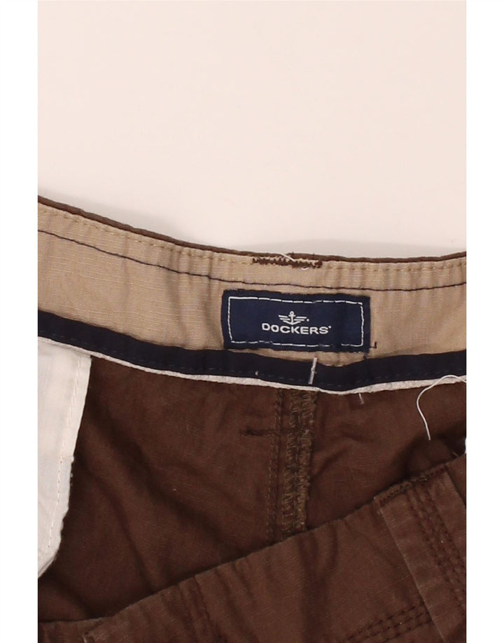 DOCKERS Mens Cargo Shorts W36 Large Brown Cotton Vintage Dockers and Second-Hand Dockers from Messina Hembry 