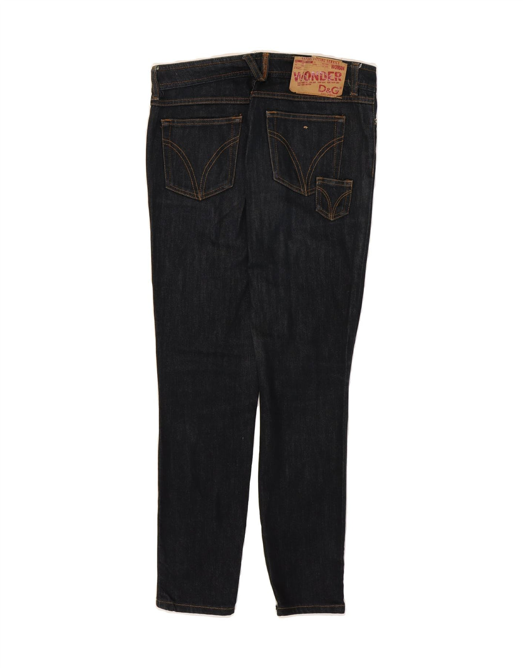 DOLCE & GABBANA Womens Skinny Jeans W28 L29 Navy Blue Vintage Dolce & Gabbana and Second-Hand Dolce & Gabbana from Messina Hembry 