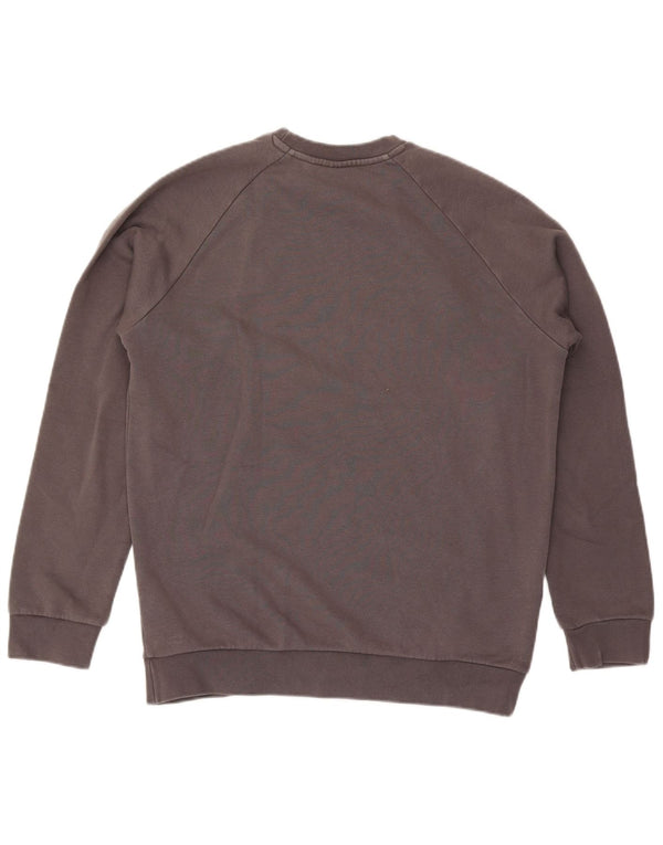 Adidas sweatshirt til mænd mellem grå bomuld