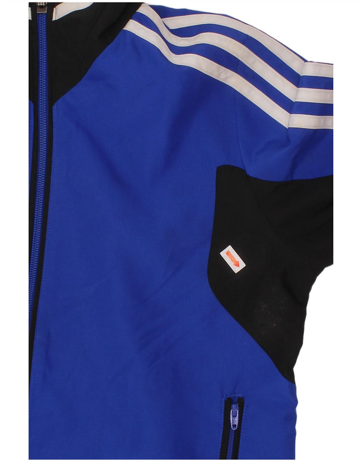 ADIDAS Træningsdragt til drenge Topjakke 7-8 år Blå Colourblock Polyester