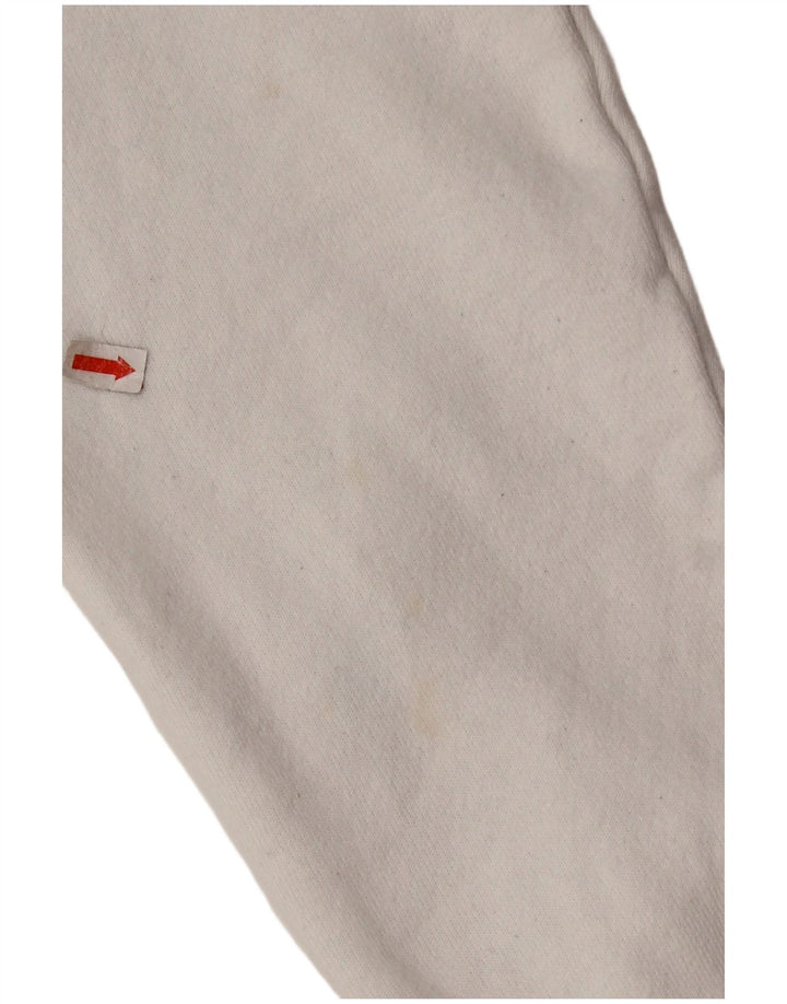 CHAMPION Womens Reverse Weave Oversized hættetrøje Jumper UK 10 Small White