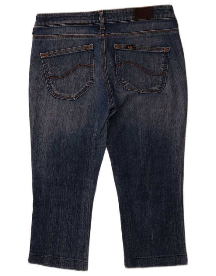 LEE Kvinder Norma Cropped Jeans W30 L19 Blå Bomuld