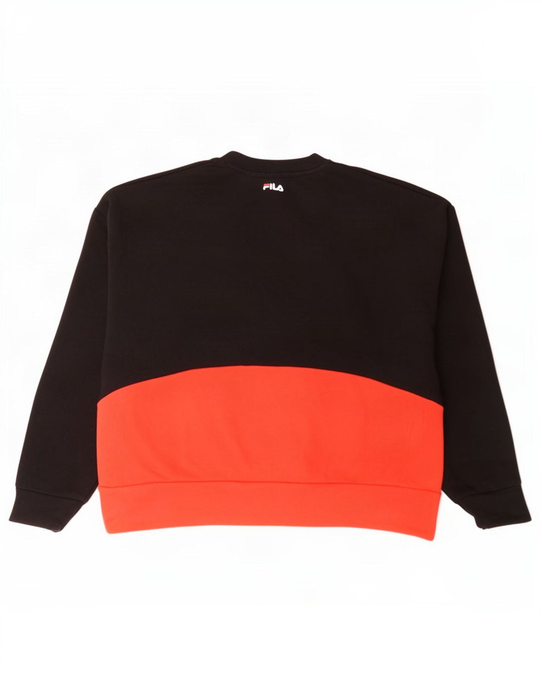 Fila Dame Grafisk Sweatshirt Jumper UK 14 Medium Flerfarvet