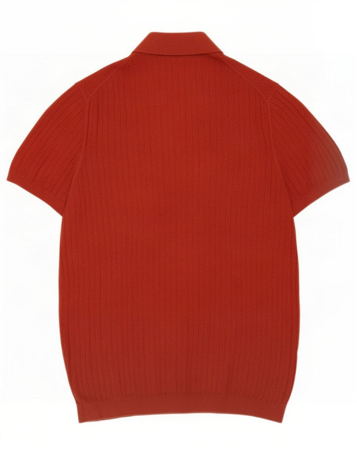 Massimo Dutti Herre Polo Shirt Stor Rød