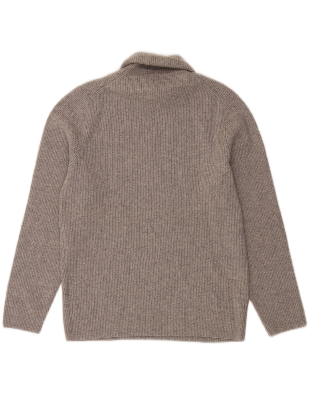 Massimo Dutti Dame Rullehals Sweater UK 16 Stor Grå