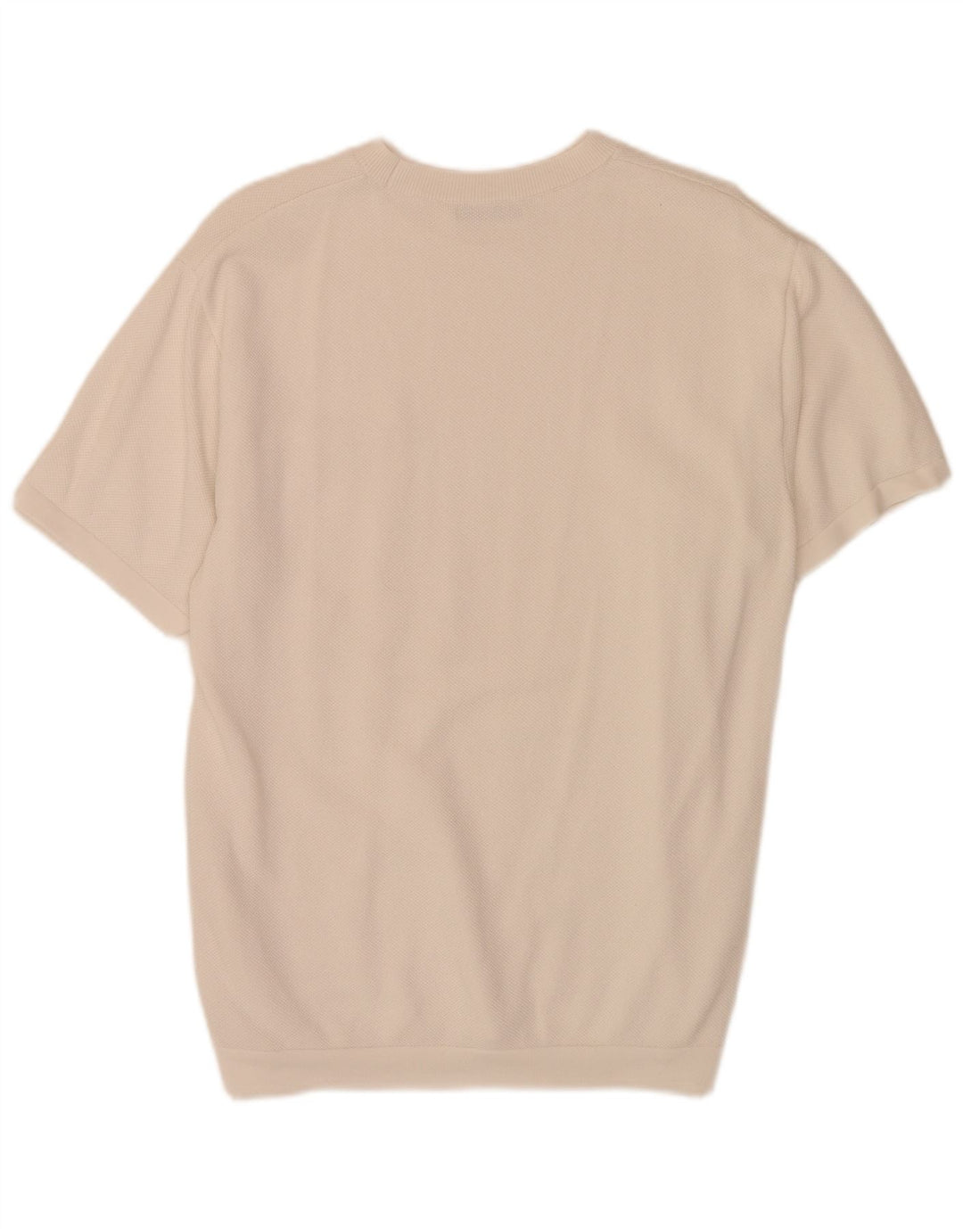 Zara Herre T-Shirt Top Medium Hvid