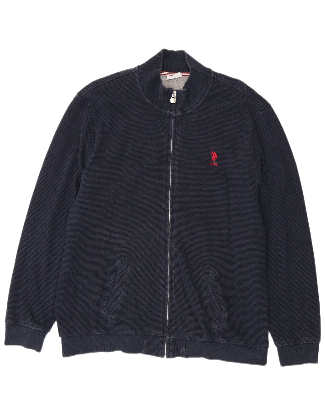 U.S. Polo Assn. Træningsdragt topjakke til mænd 2XL marineblå