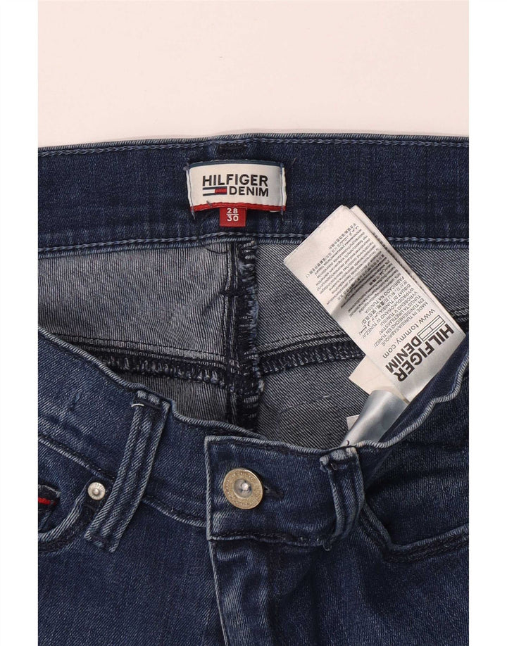 Tommy Hilfiger Dame Slim Jeans W28 L30 Blå Bomuld
