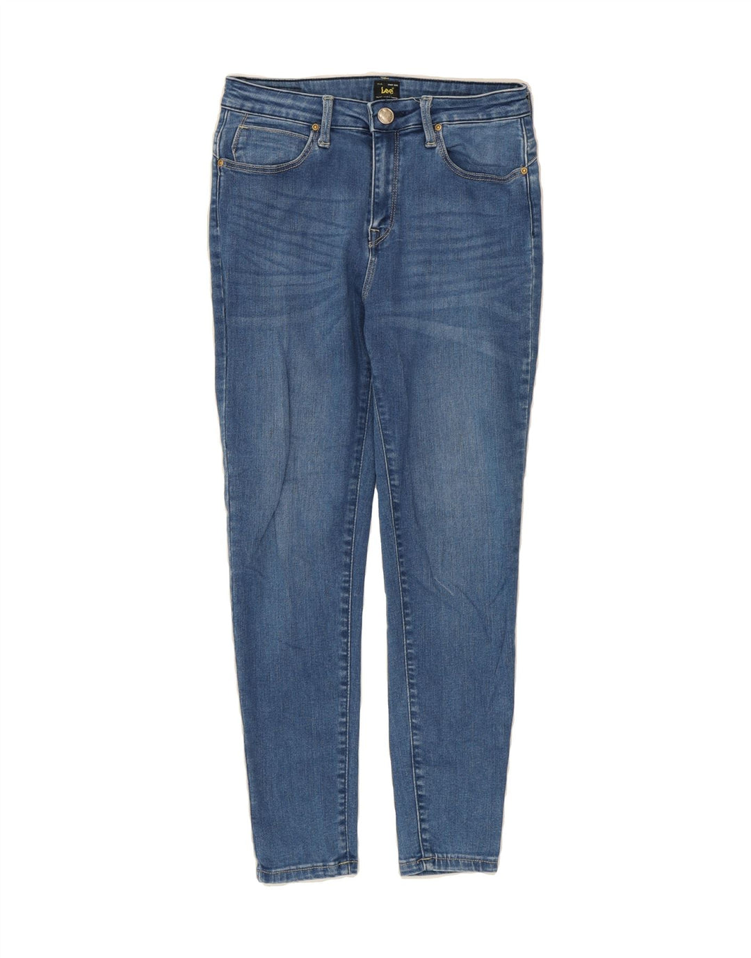 LEE Womens Crop Skinny Jeans W30 L25 Blue Cotton Vintage Lee and Second-Hand Lee from Messina Hembry 