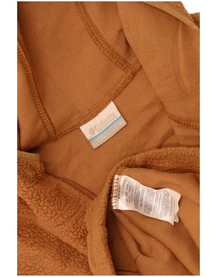 Columbia Herre Hooded Zip Neck Fleece Jumper Lille brun Polyester