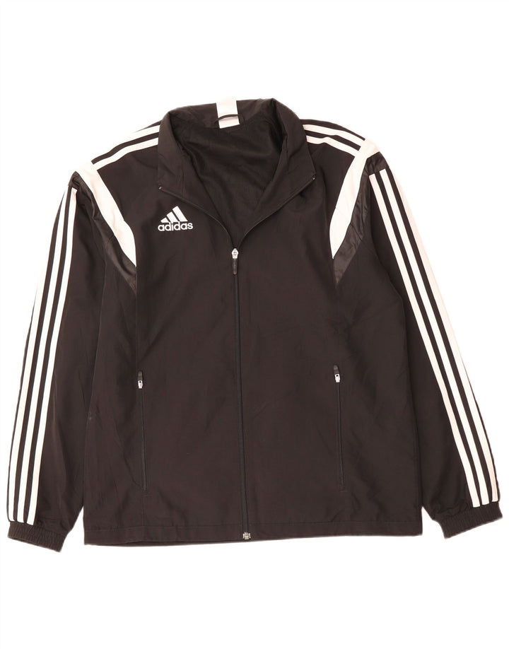 ADIDAS Træningsdragt til mænd Topjakke Medium Sort Colourblock Polyester