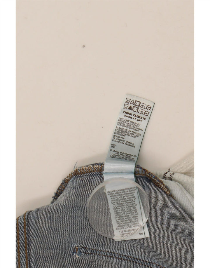 Marks & Spencer Straight Jeans til mænd W40 L29 Blå Bomuld