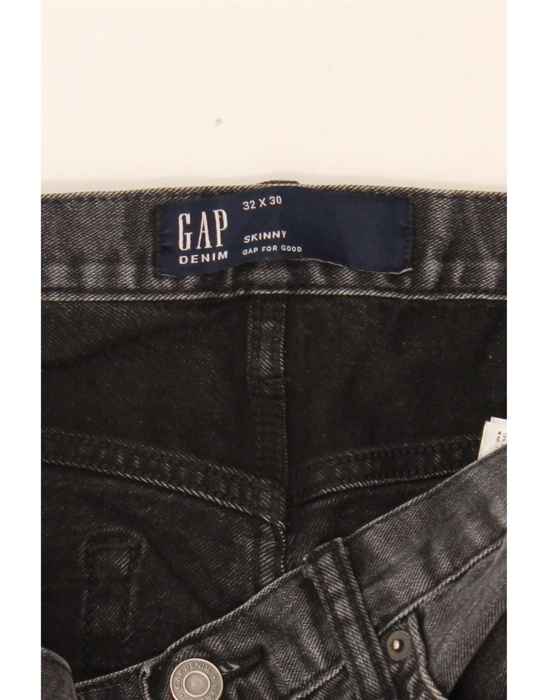Gap Dame Skinny Jeans W32 L30 Sort Bomuld