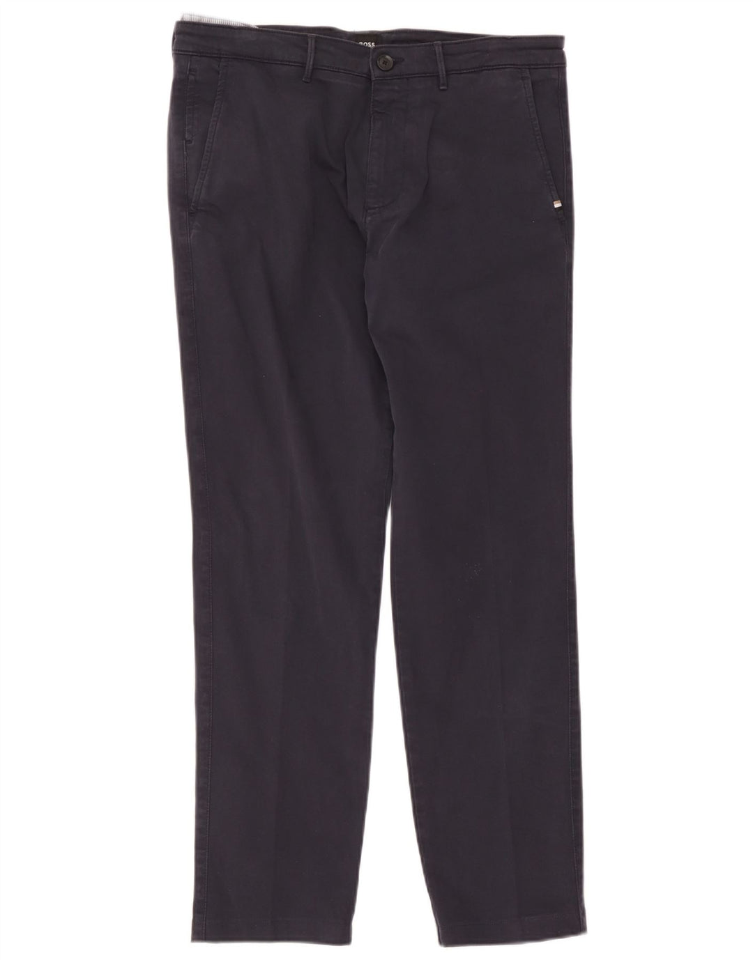 Hugo Boss Herre Lige Chino Bukser IT 48 Medium W32 L29 Marineblå
