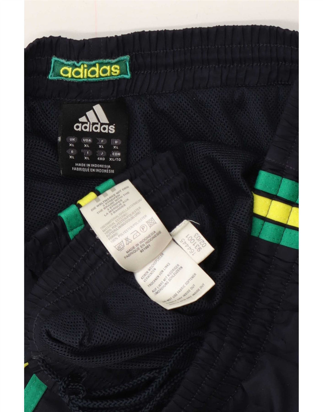 Adidas Herre Sportshorts XL Navy Blue Colourblock Polyester