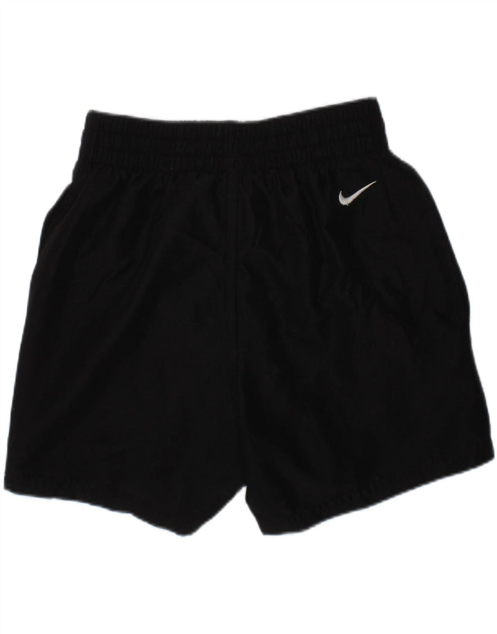 NIKE Boys Dri Fit Graphic Sport Shorts 8-9 Years Small   Black Polyester Vintage Nike and Second-Hand Nike from Messina Hembry 