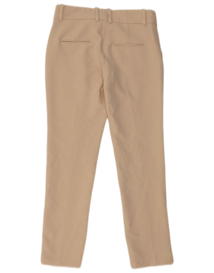 Zara Slim Fit Chinobukser til kvinder XS Beige polyester