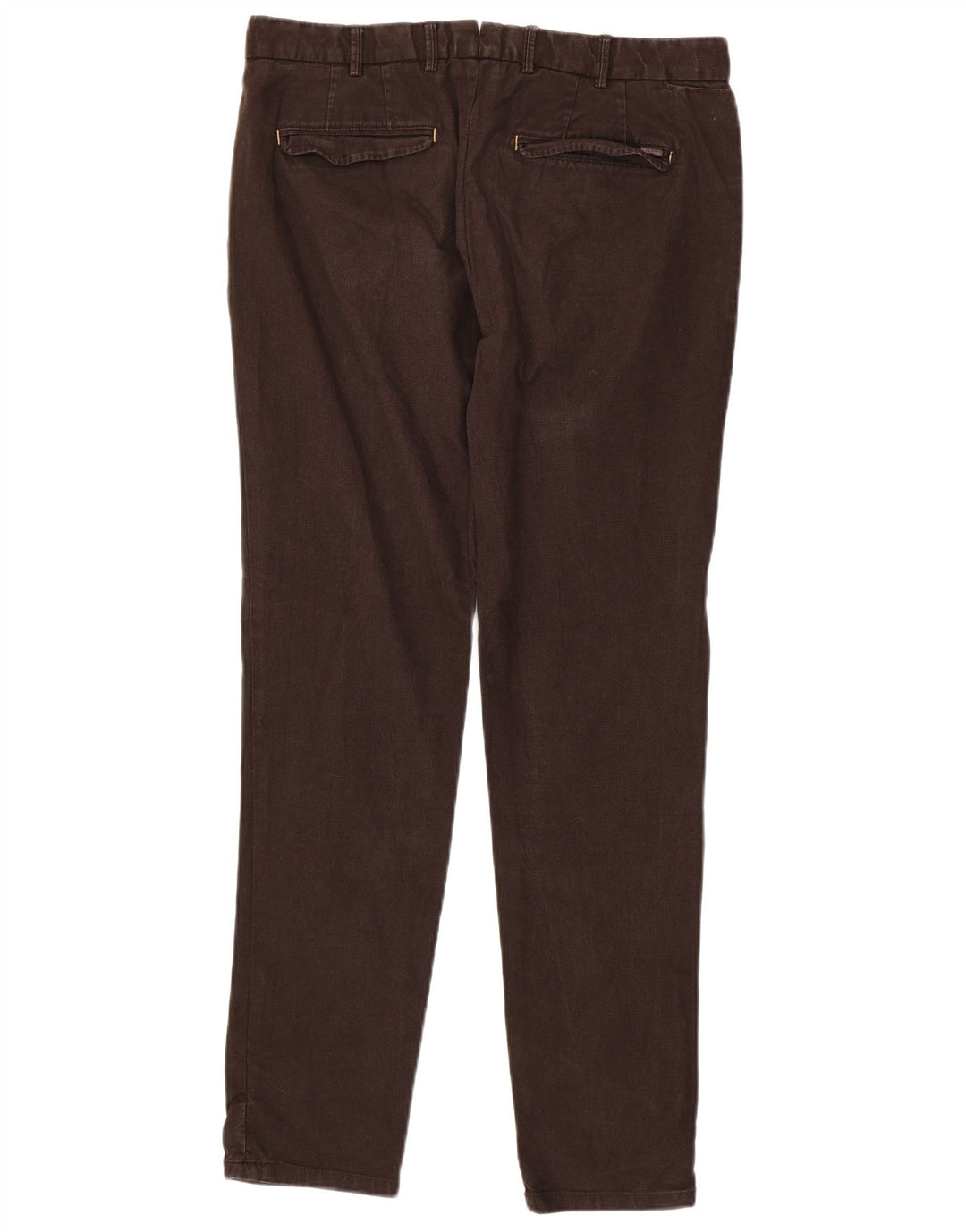Zara Herre Slim Suit Bukser EU 42 Large W32 L32 Brun