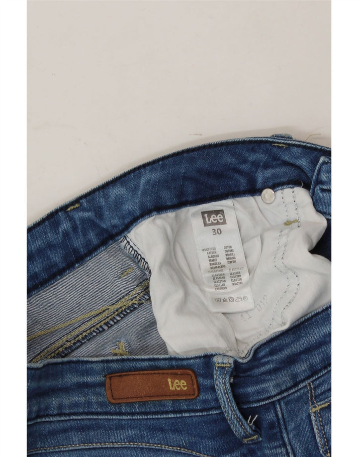LEE Womens Crop Skinny Jeans W30 L25 Blue Cotton Vintage Lee and Second-Hand Lee from Messina Hembry 