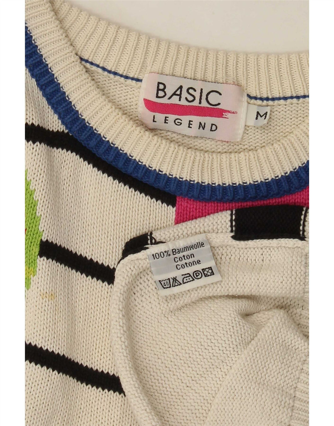 Basic Womens Longline Boat Neck Jumper Sweater UK 14 Medium Flerfarvet