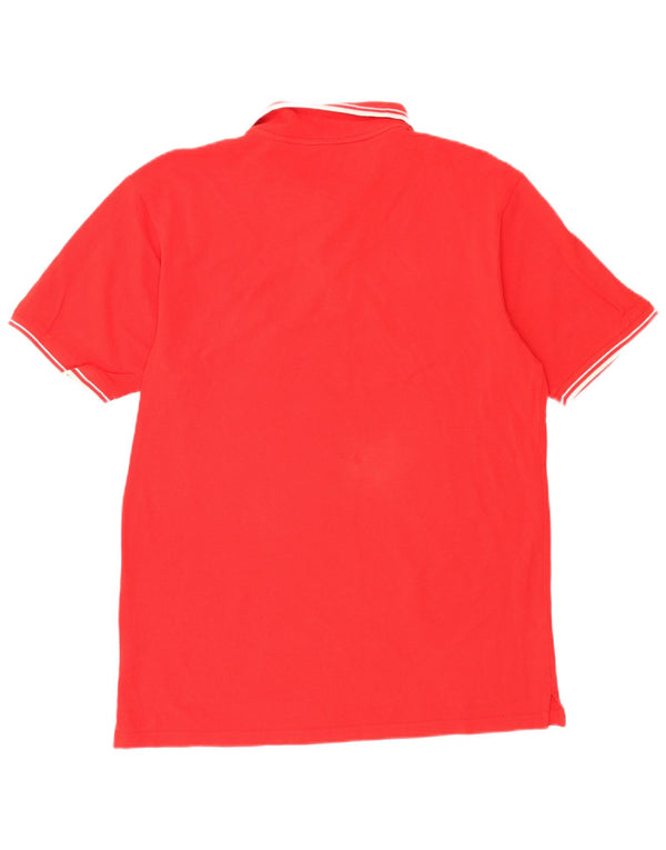 Umbro Mens Polo Shirt 2XL Red Cotton