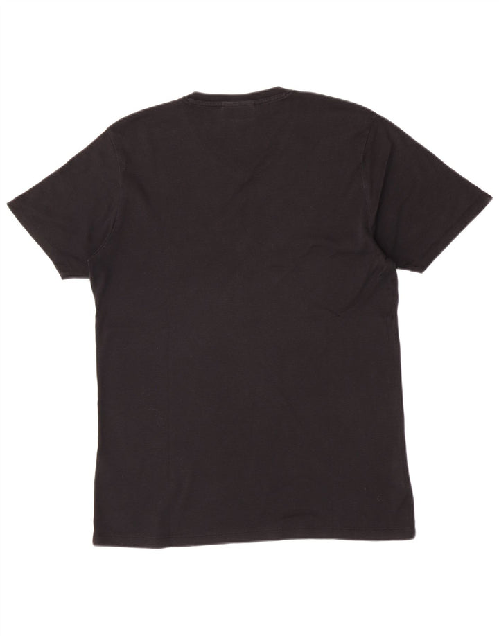 Hugo Boss Herre T-Shirt Top Stor Sort Bomuld