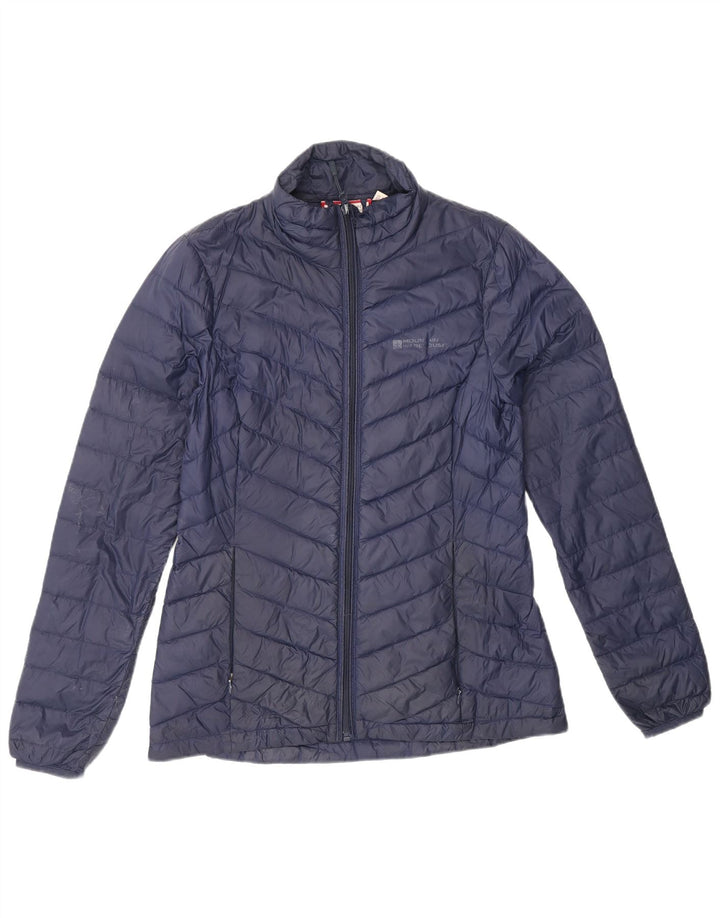 MOUNTAIN WAREHOUSE Dame polstret jakke UK 10 Small Navy Blue Nylon