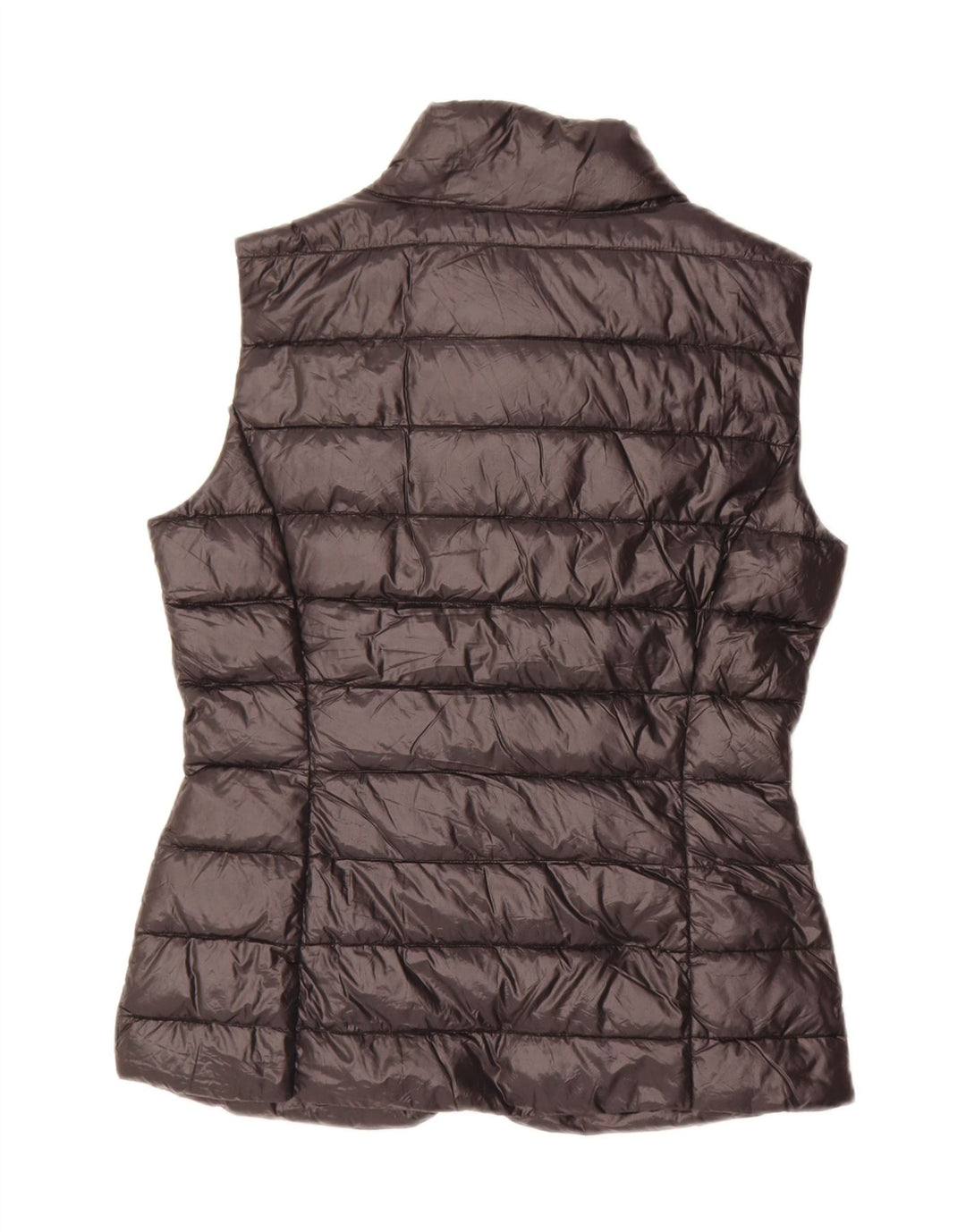 Benetton Womens Polstret Gilet UK 10 Small Black