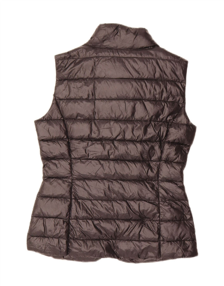 Benetton Womens Polstret Gilet UK 10 Small Black